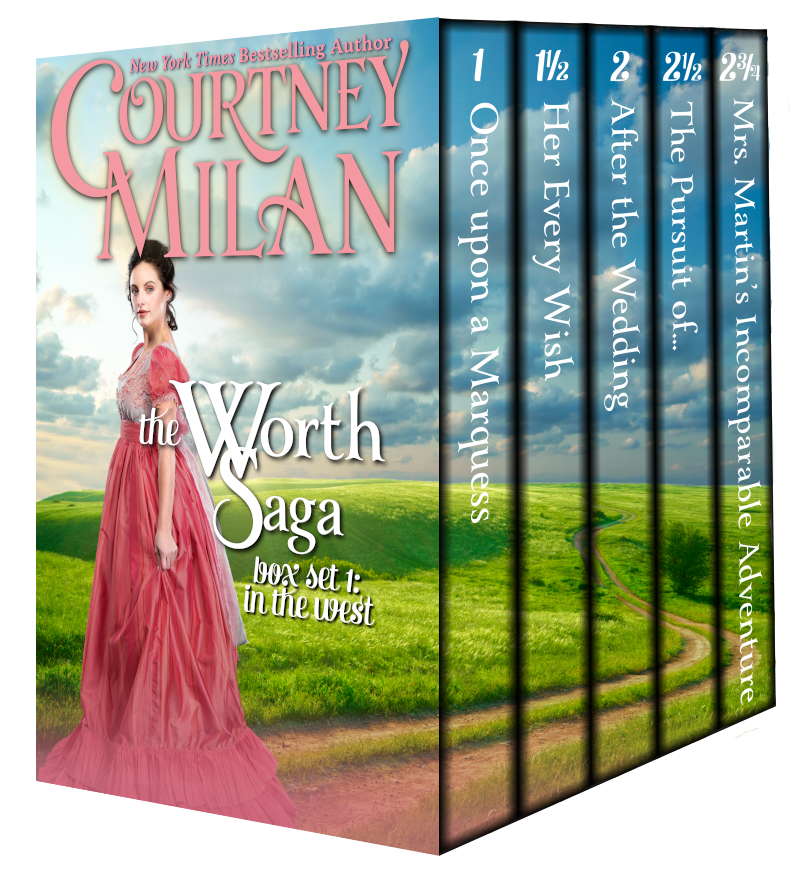 A boxed set of Courtney Milan's The Worth Saga